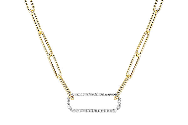 B319-37264: NECKLACE .50 TW (17 INCHES)