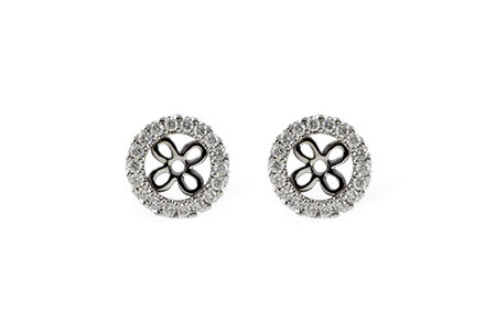 F233-04464: EARRING JACKETS .24 TW (FOR 0.75-1.00 CT TW STUDS)