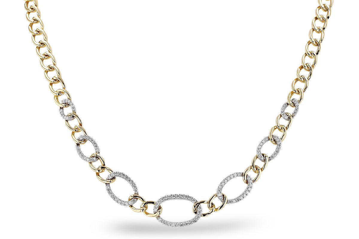 G319-38154: NECKLACE 1.15 TW (17")