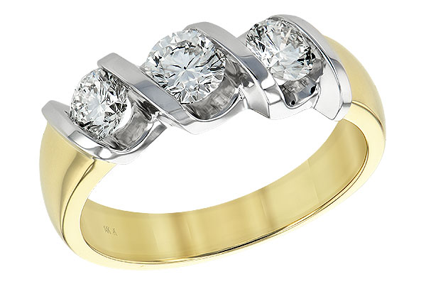 A138-52637: LDS WED RG .40 BR 1.00 TW