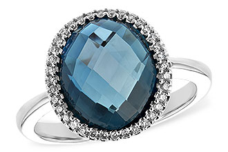 A234-84464: LDS RG 5.31 LONDON BLUE TOPAZ 5.45 TGW