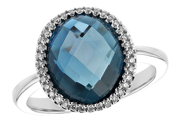 A234-84464: LDS RG 5.31 LONDON BLUE TOPAZ 5.45 TGW