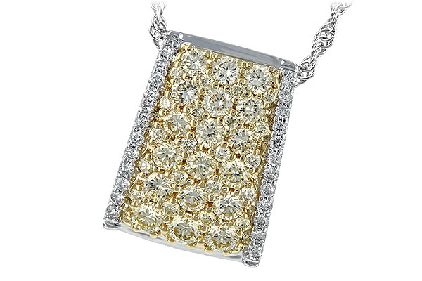 A234-84491: NECK .95 YELLOW DIAS 1.09 TW