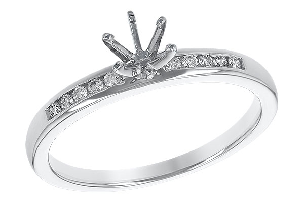 A234-85419: LDS SEMI DIA RG .10 TW