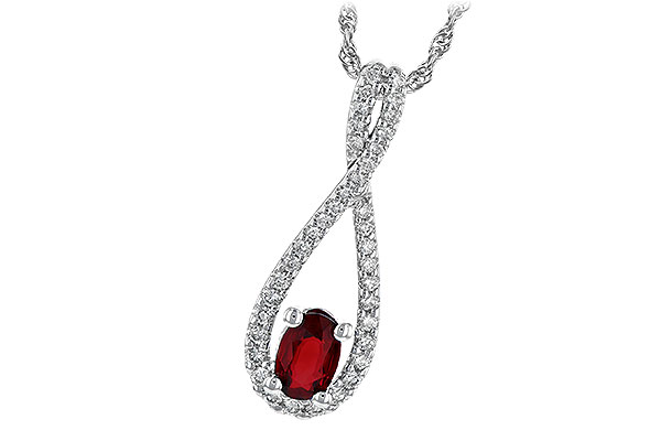 A235-75391: NECK .50 RUBY .74 TGW