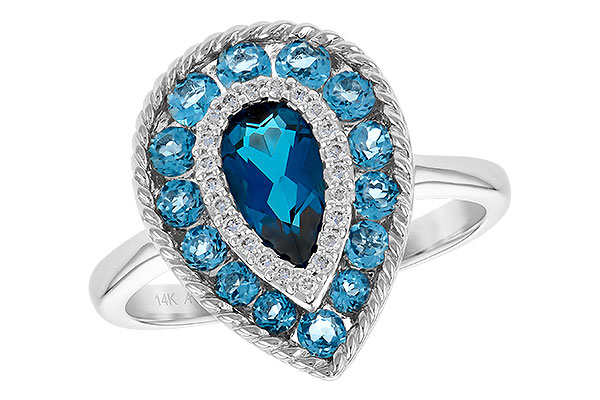 A235-77255: LDS RG 1.52 TW BLUE TOPAZ 1.60 TGW