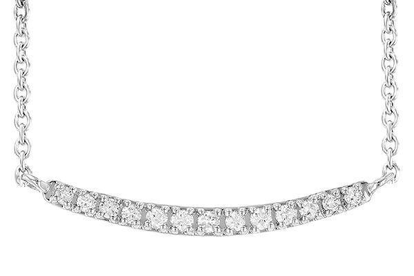 A235-79037: NECKLACE .10 TW (13 STONES)