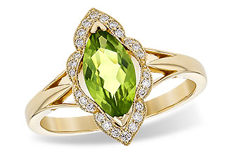 A235-79064: LDS RG .94 PERIDOT 1.05 TGW