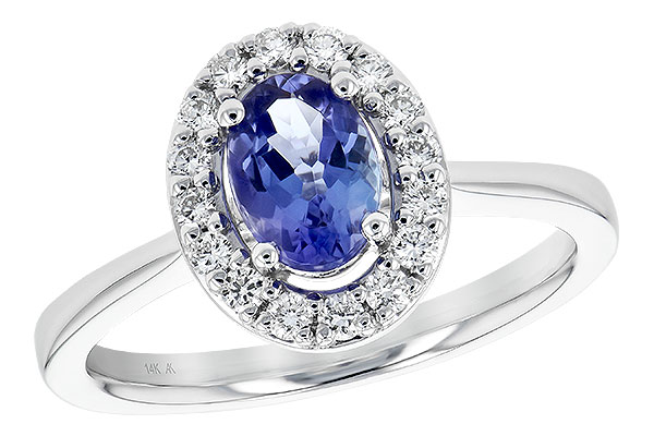 A235-79973: LDS RG .73 TANZANITE .97 TGW