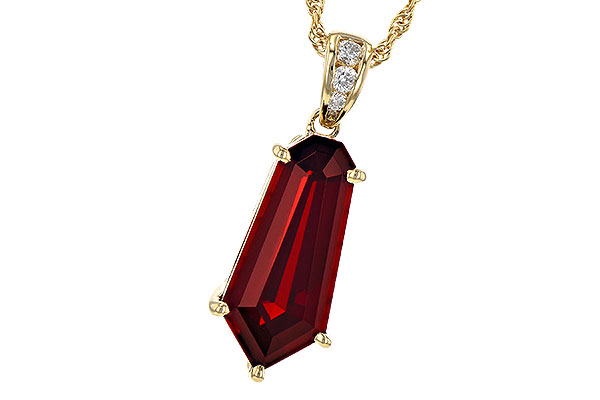A235-80819: NECK 3.44 GARNET 3.50 TGW