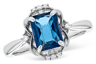 A318-49028: LDS RG 1.70 LONDON BLUE TOPAZ 1.76 TGW