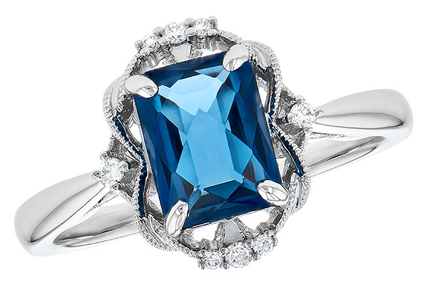 A318-49028: LDS RG 1.70 LONDON BLUE TOPAZ 1.76 TGW