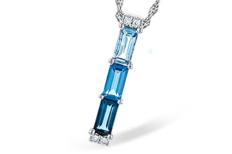 A318-49046: NECK 1.26 BLUE TOPAZ 1.30 TGW