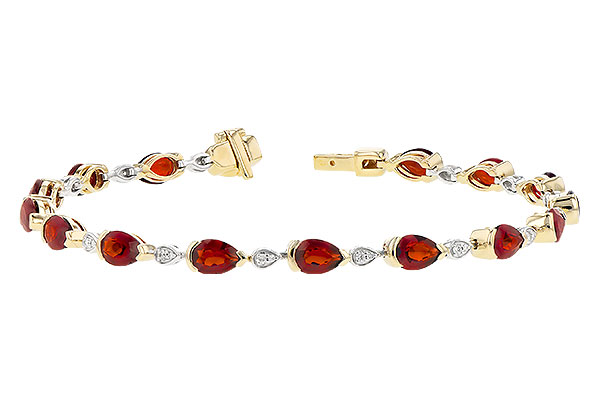 A318-49928: BRACELET 6.44 GARNET 6.60 TGW