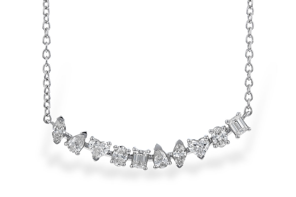 A319-43591: NECKLACE .70 TW FANCY CUT DIAS (18")