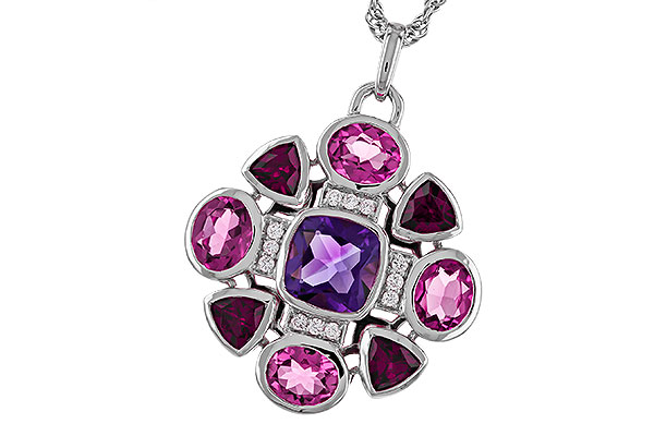 A320-30819: NECKLACE 2.76 SEMI-PREC (AM,GT,PT) 2.82 TGW