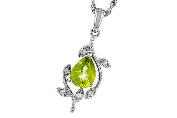 A320-30855: NECKLACE 1.16 PERIDOT 1.21 TGW (8x6MM PER)