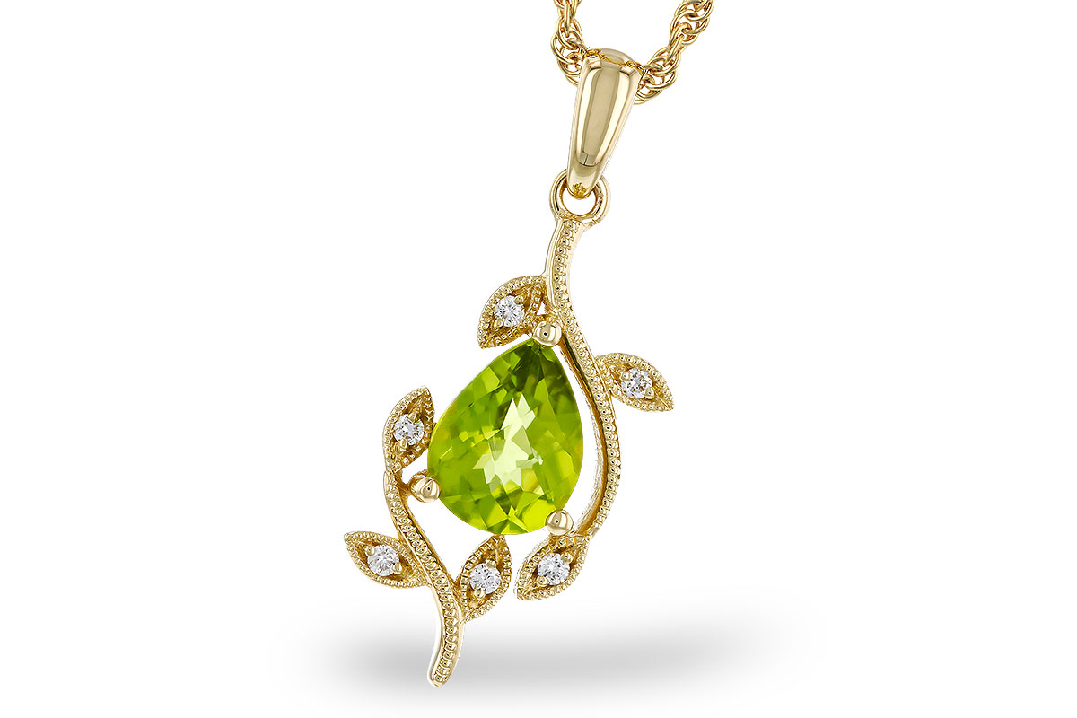 A320-30855: NECKLACE 1.16 PERIDOT 1.21 TGW (8x6MM PER)