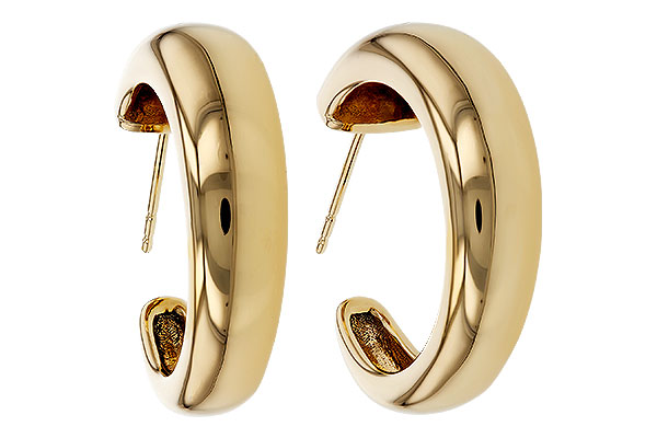 A320-35382: GOLD EARRINGS (20MM)
