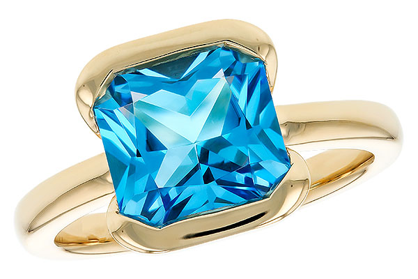 A321-19028: LDS RG 3.50 CT BLUE TOPAZ (9MM BT)