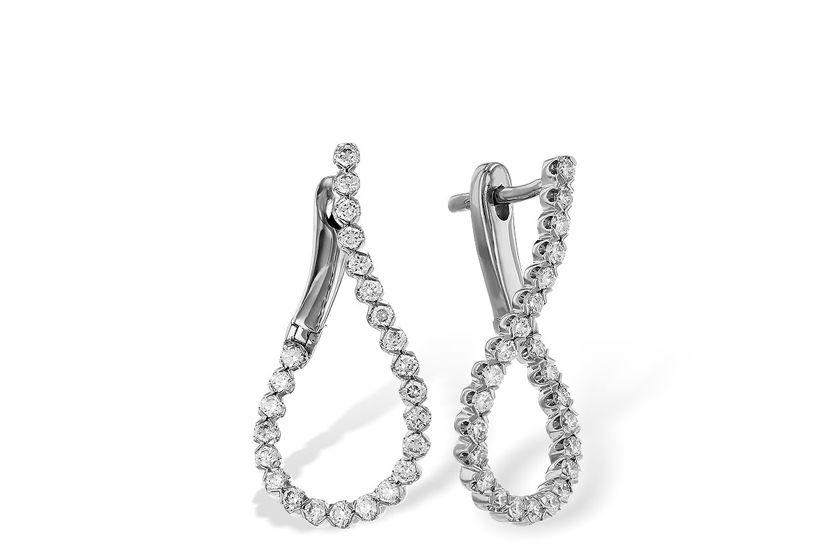 A321-19046: EARRINGS .50 TW