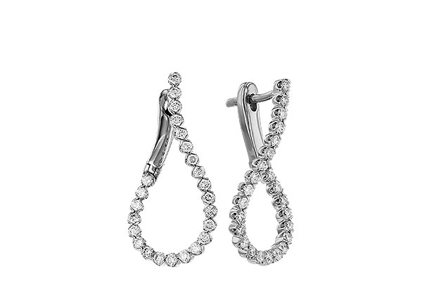 A321-19046: EARRINGS .50 TW