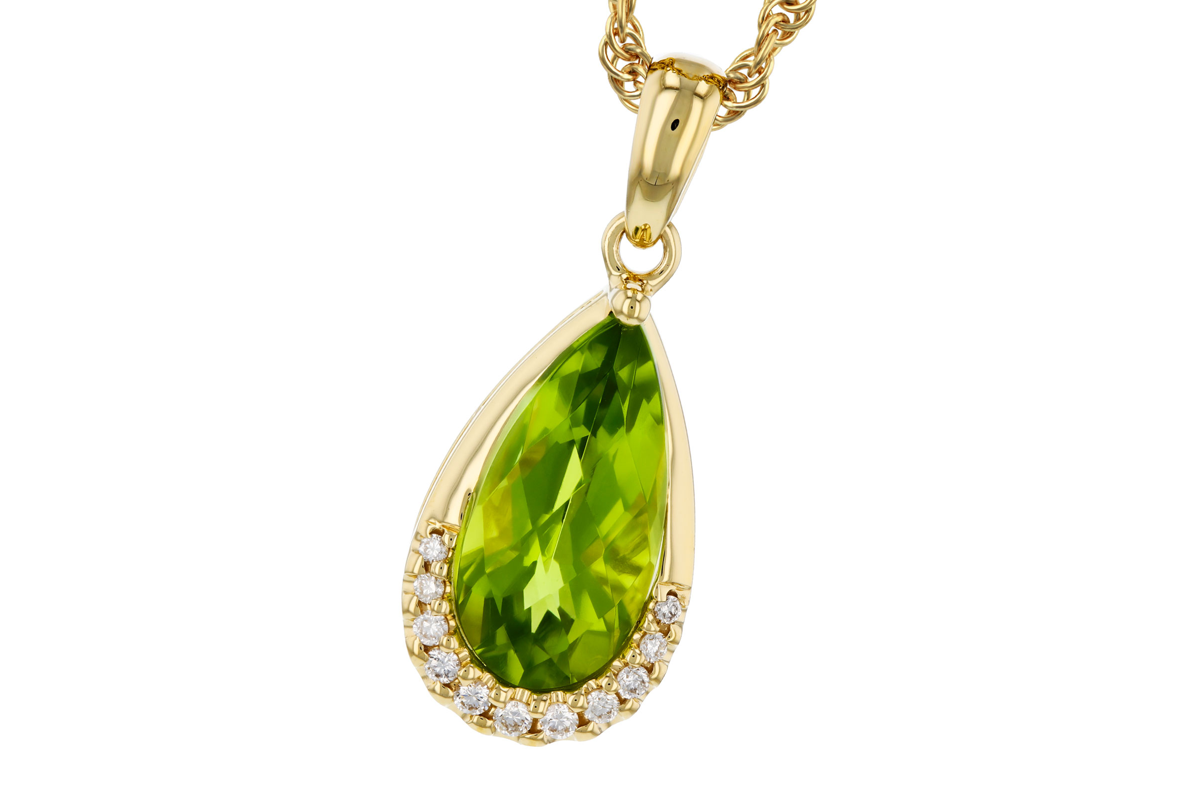 A321-20828: NECK 1.94 PERIDOT 2.00 TGW (12x6MM PS)