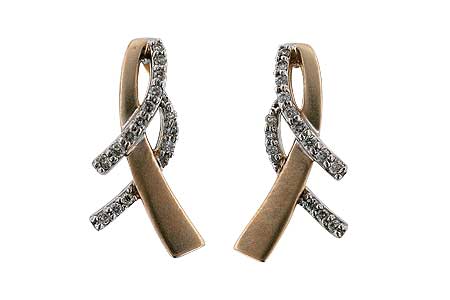 B046-64455: EARRINGS .15 TW