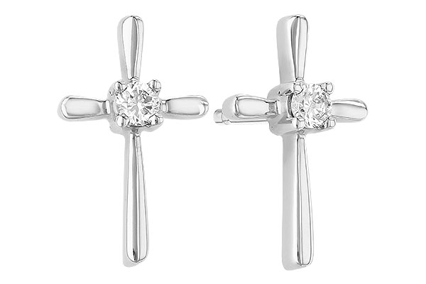 B229-40873: EARRINGS .04 TW