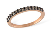 B231-23628: LDS WED RG .27 BROWN DIAS TW