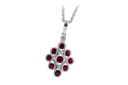 B232-11791: NECK .85 RUBY .87 TGW