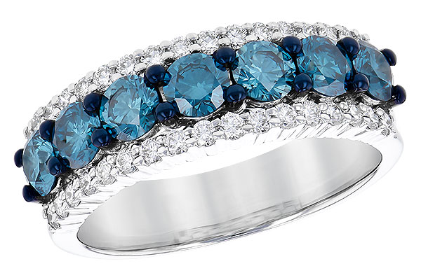 B234-85409: LDS WED RG 1.26 BLUE DIAS 1.70 TGW