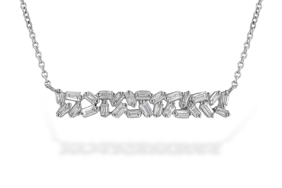B235-78091: NECK .24 TW BAGUETTES
