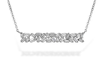B235-78091: NECK .24 TW BAGUETTES