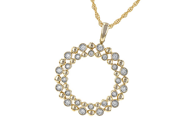 B235-78100: NECKLACE .12 TW