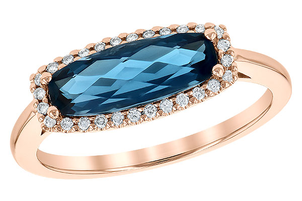 B235-78164: LDS RG 1.79 LONDON BLUE TOPAZ 1.90 TGW