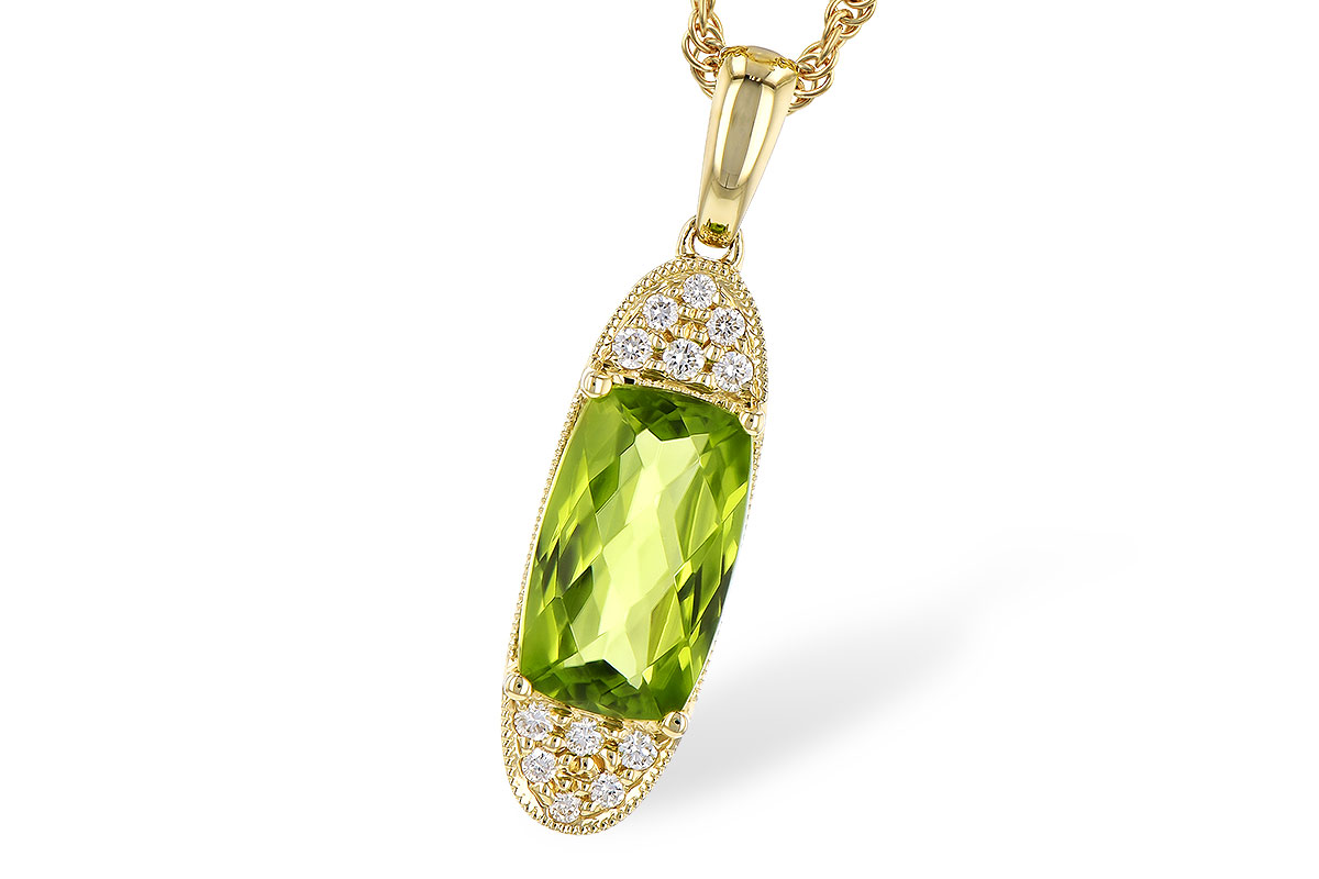 B318-53555: NECK 1.90 PERIDOT 2.00 TGW