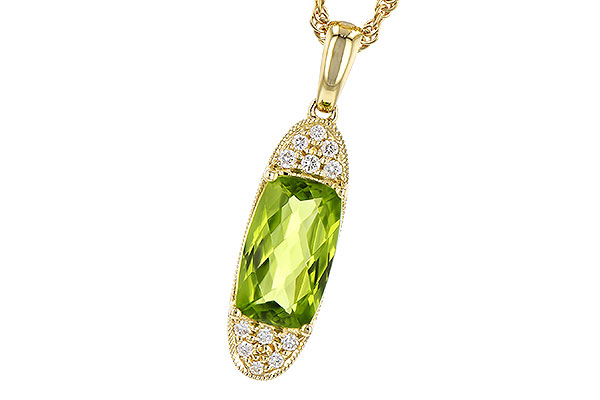 B318-53555: NECK 1.90 PERIDOT 2.00 TGW
