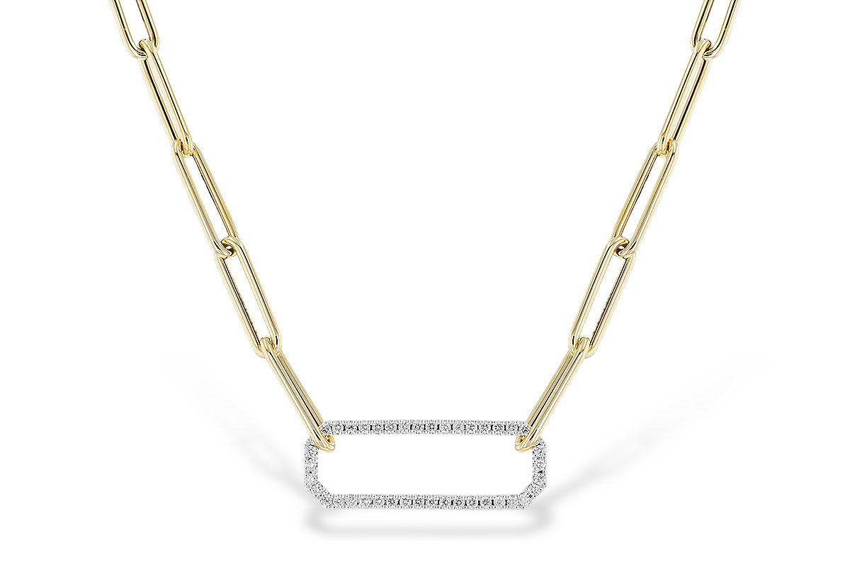 B319-37264: NECKLACE .50 TW (17 INCHES)