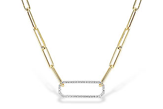 B319-37264: NECKLACE .50 TW (17 INCHES)