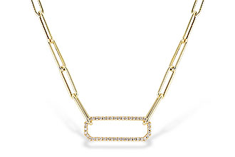 B319-37264: NECKLACE .50 TW (17 INCHES)