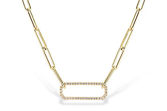 B319-37264: NECKLACE .50 TW (17 INCHES)