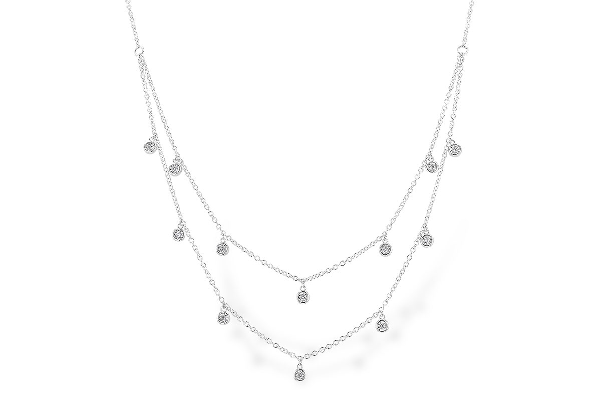 B319-38164: NECKLACE .22 TW (18 INCHES)
