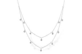 B319-38164: NECKLACE .22 TW (18 INCHES)