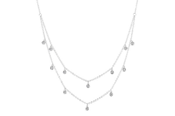 B319-38164: NECKLACE .22 TW (18 INCHES)