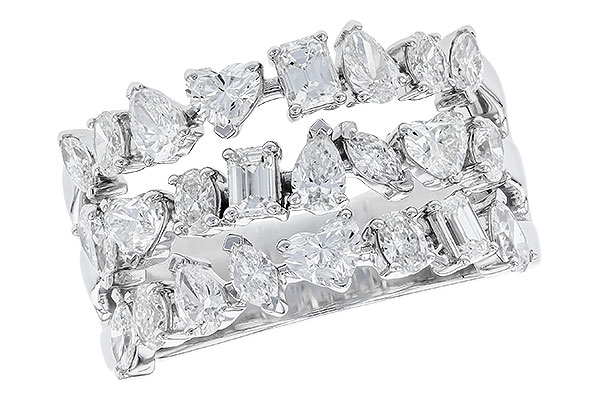 B319-39955: LDS DIA WED RG 2.00 TW FANCY CUT DIAS