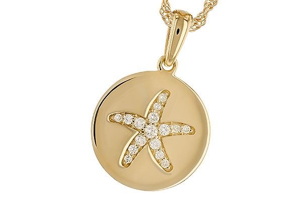 B319-42655: NECKLACE .11 TW