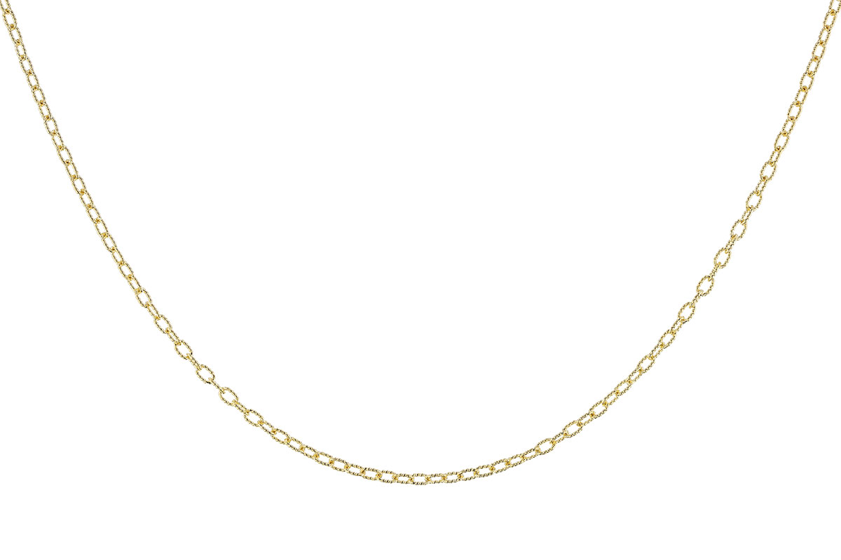 B319-42700: ROLO LG (18IN, 2.3MM, 14KT, LOBSTER CLASP)
