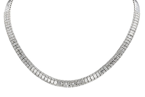 B319-44455: NECKLACE 9.26 E.C. 11.00 TW (16")