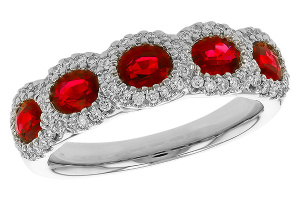 B319-44491: LDS WED RG 1.40 RUBY 1.73 TGW
